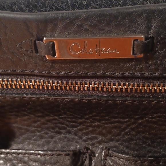 Cole Haan Black Leather Crossbody Bag - Picture 3 of 14